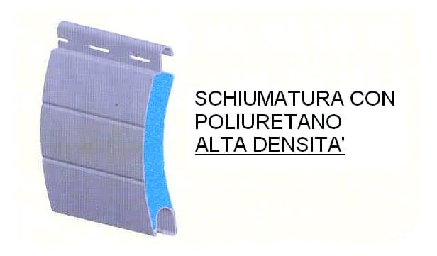 Profilo in alluminio per avvolgibili