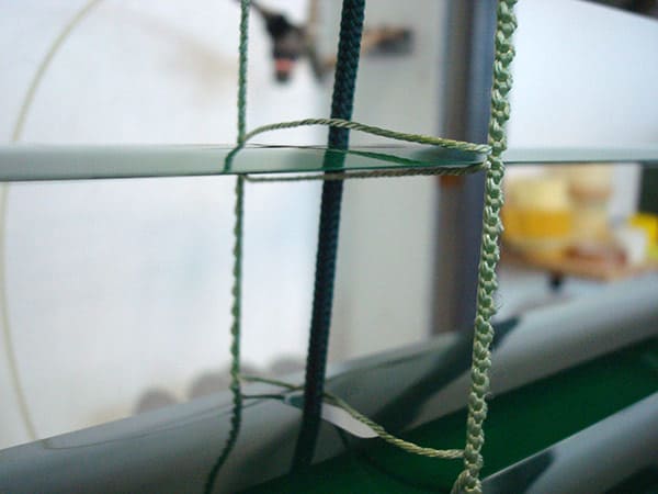 Lamelle da 50 mm inserite su terilene tradizionale